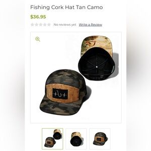 Fishing Cork Trucker Hat | Tan Camo